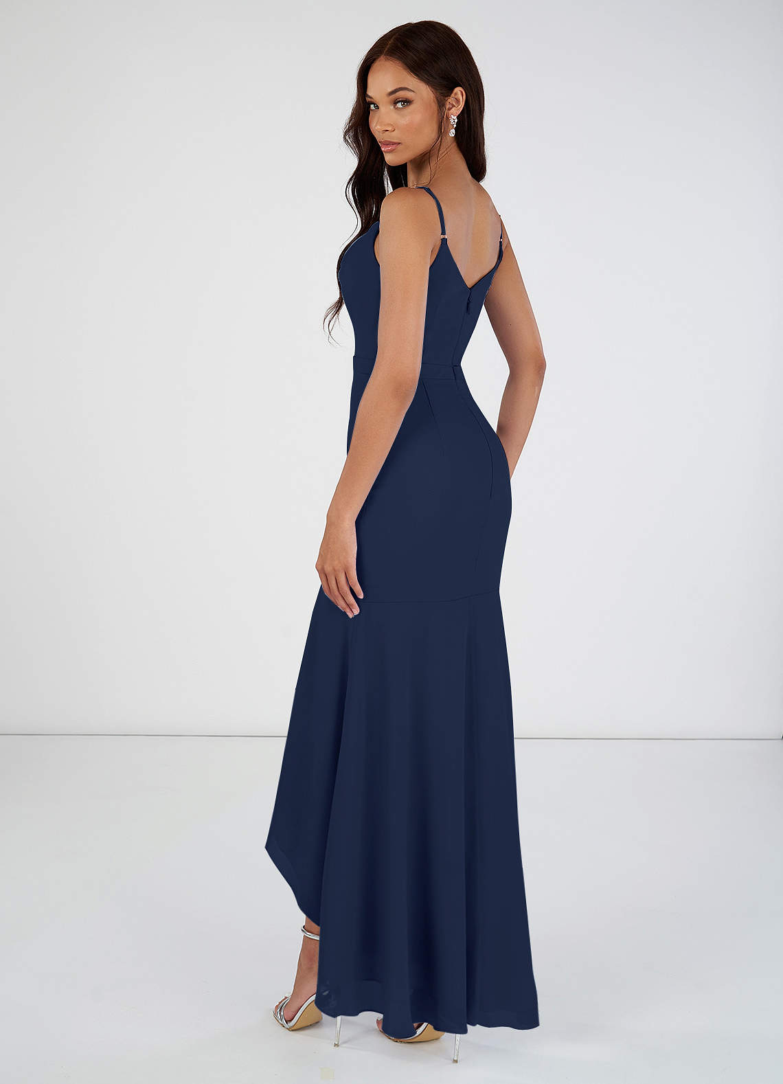 Navy blue summer outlet bridesmaid dresses