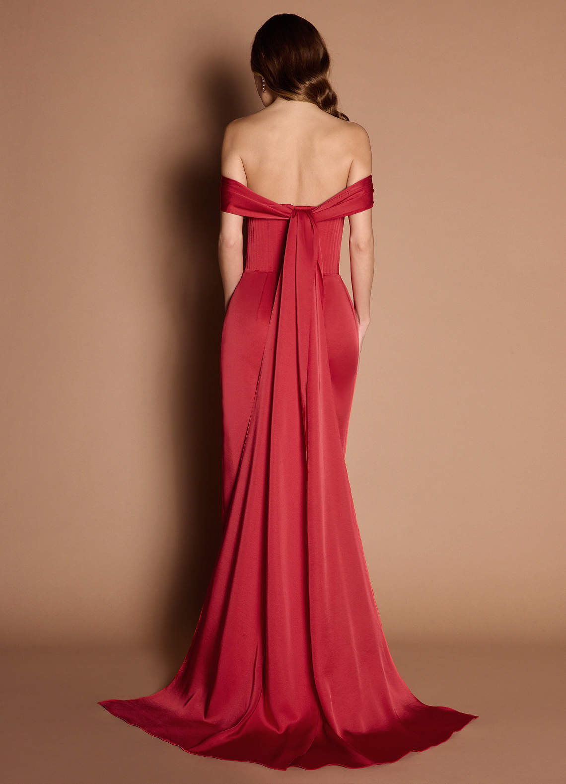 Blanka Apple Red Gown Ready to Ship | Azazie