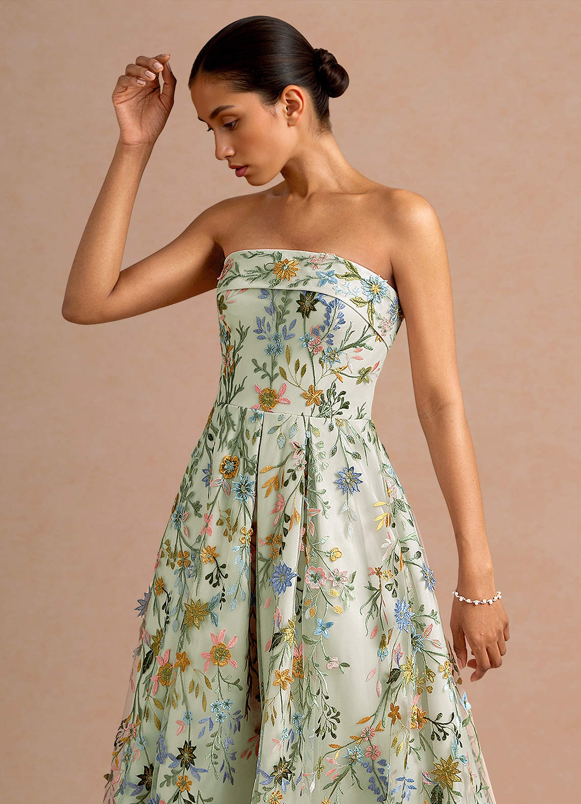 Evangeline Light Green Maxi Dress | Azazie Evangeline Light Green Maxi Dress | Azazie