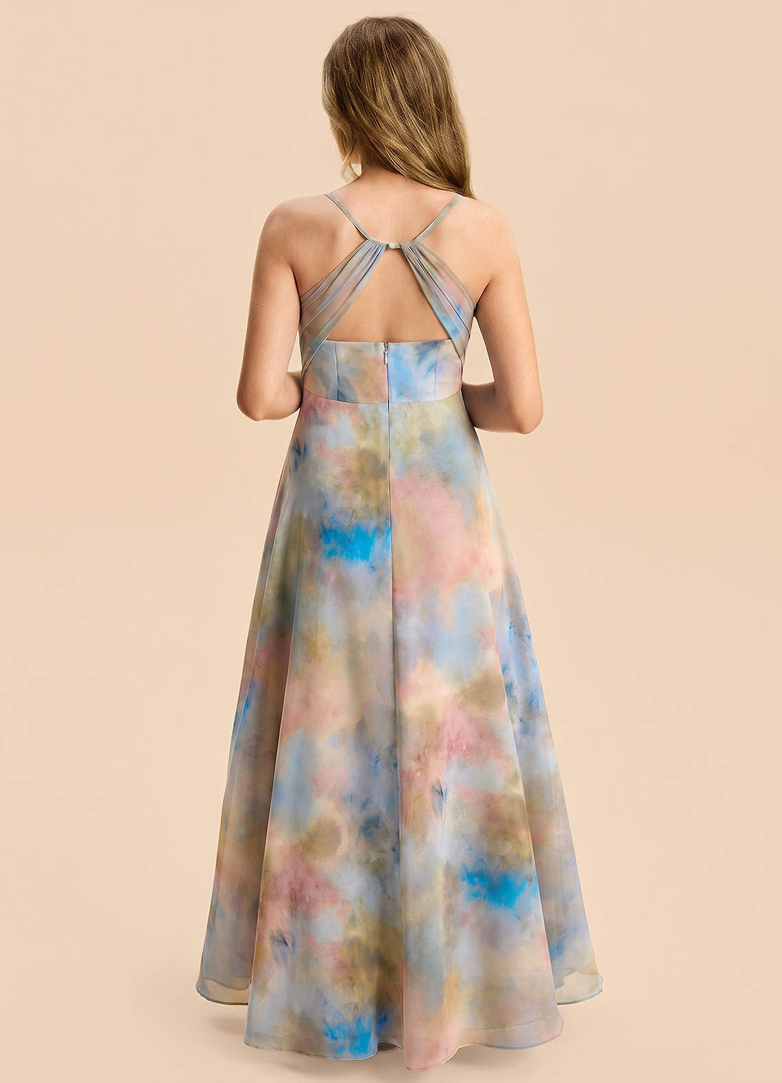 front Azazie Everly Junior Formal Dress