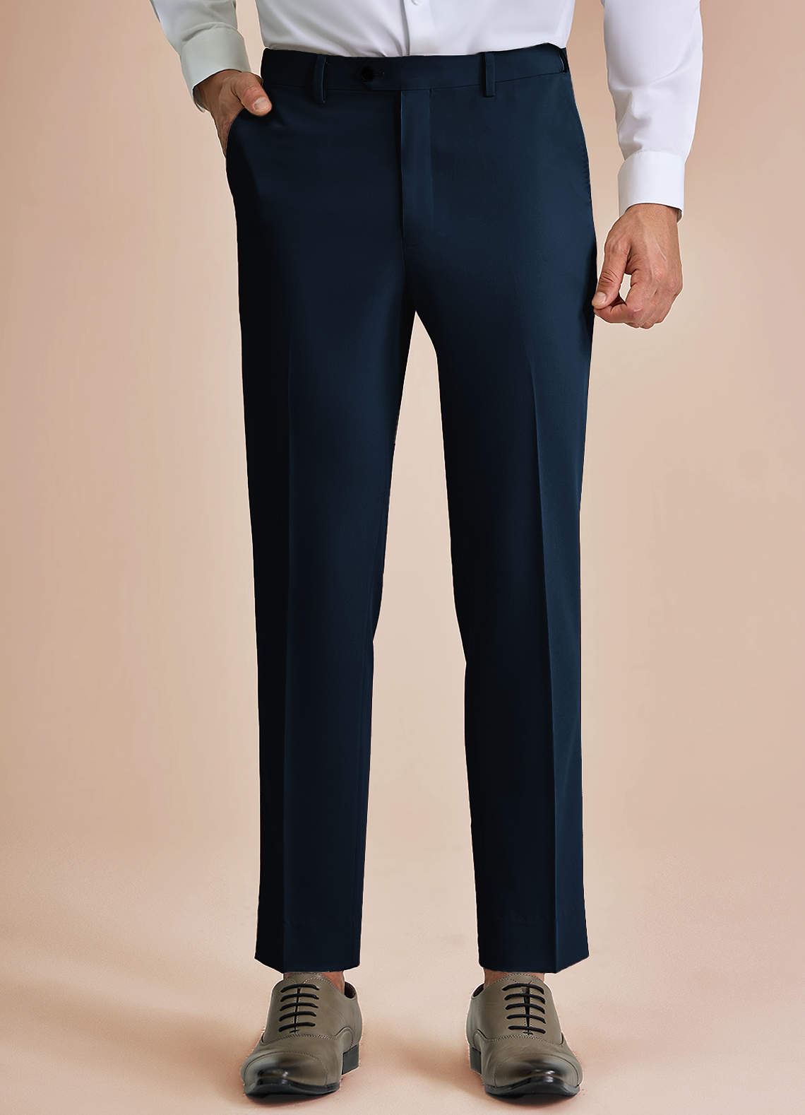 front William Azul Marino Pantalones de vestir