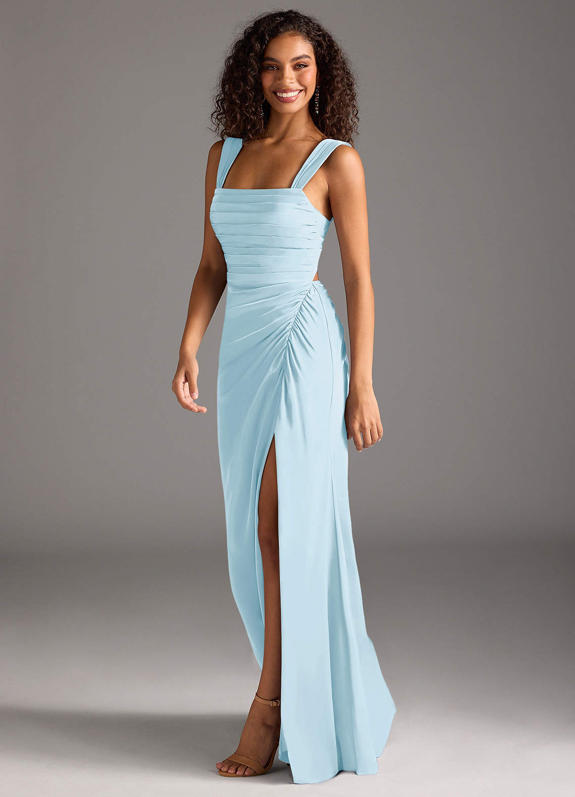 【関税込】PhaseEight ドレス☆Dana Satin Lace Dress, Pale Blu PHASE EIGHT Dana Satin Lace Dress in Pale Blue | endource