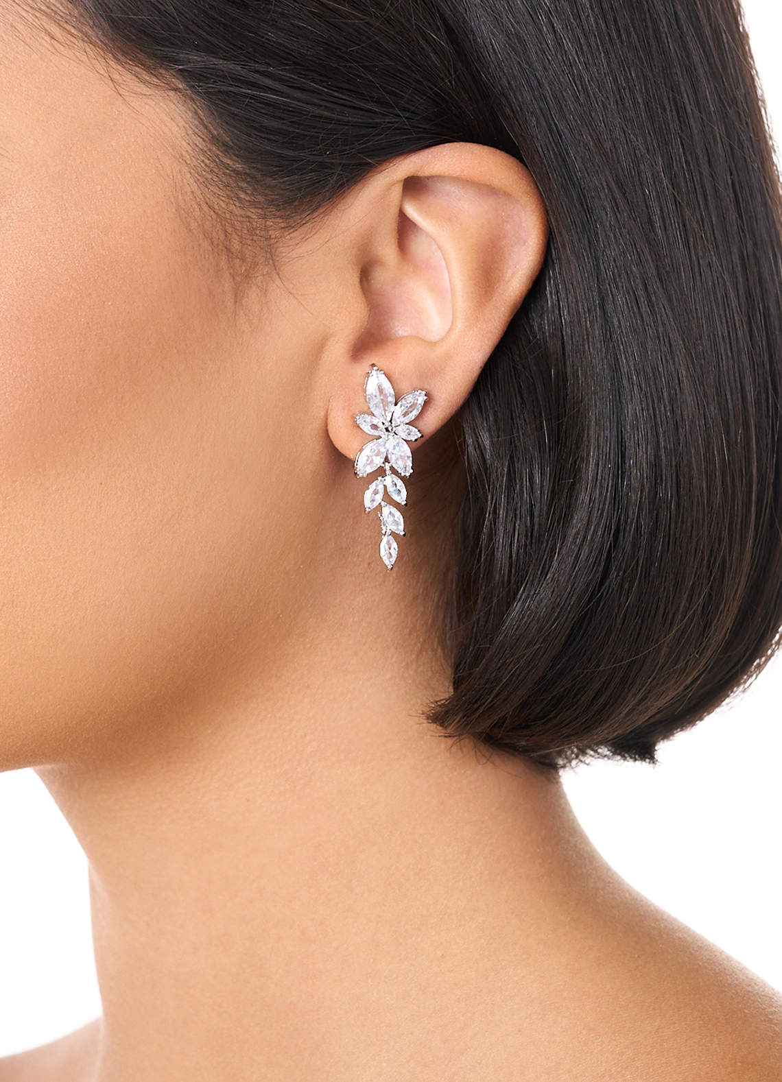 Leaf cheapest drop earrings