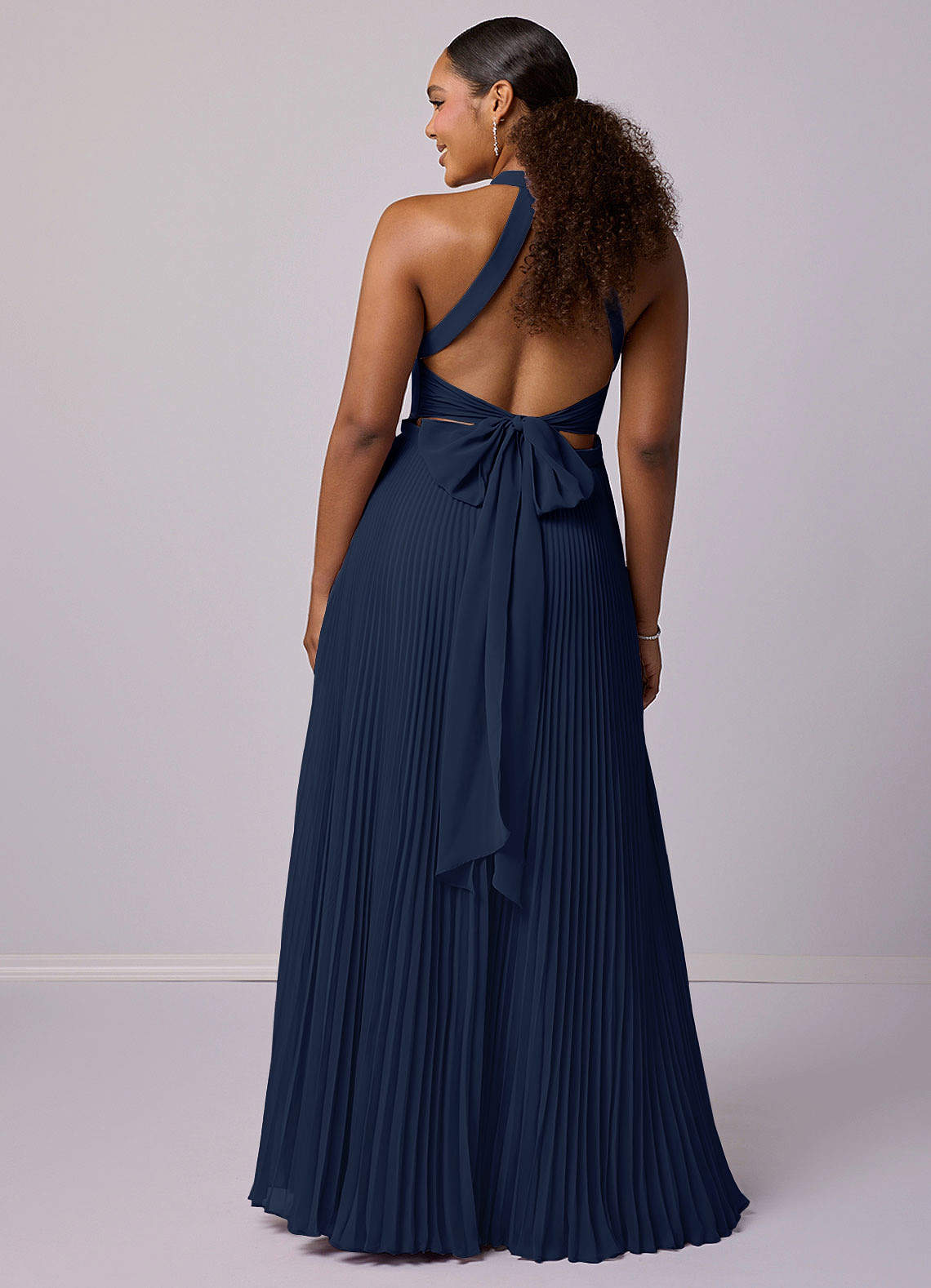 Barbie ♥ Azazie Bridesmaid Dresses A-Line Pleated Chiffon Floor-Length Dress image1