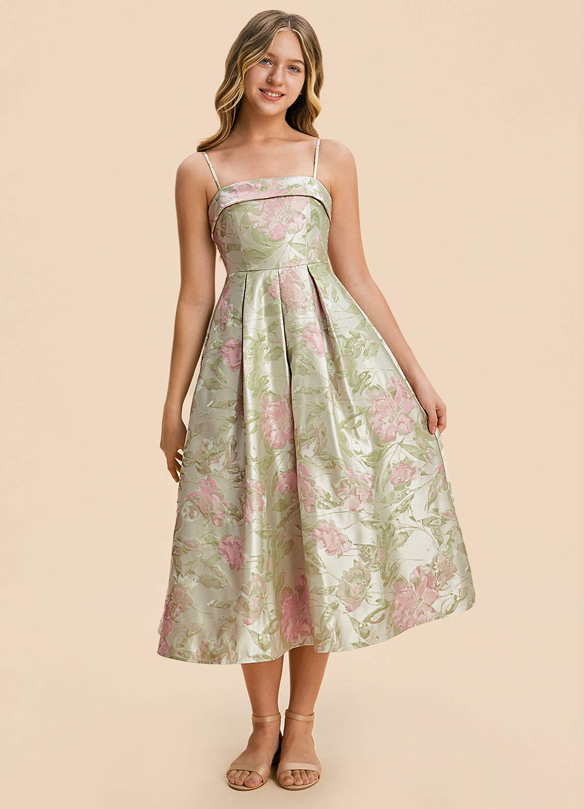 front Azazie Penny Junior Formal Dress