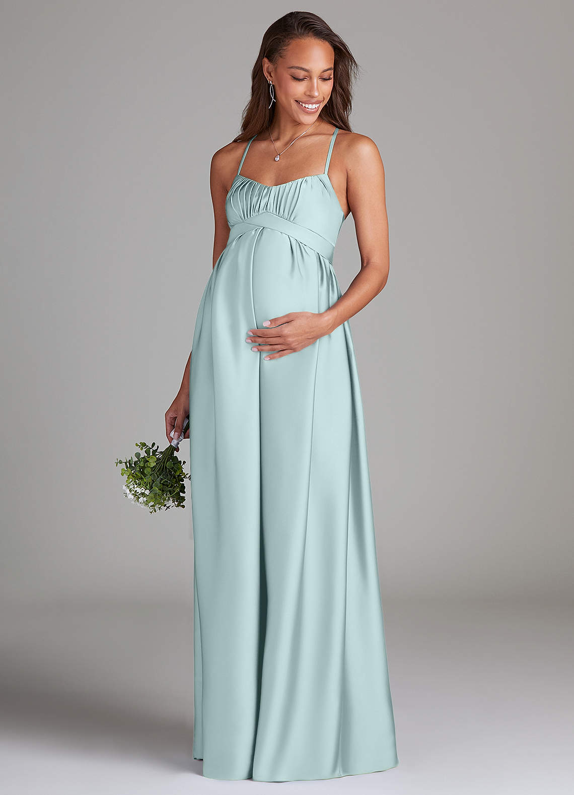 Azazie Llana Mist Maternity Bridesmaid Dresses | Azazie Azazie Llana Mist Maternity Bridesmaid Dresses | Azazie