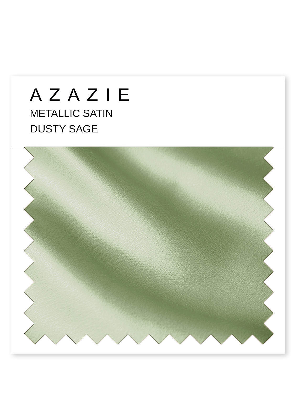 front Azazie Metallic Satin Swatch