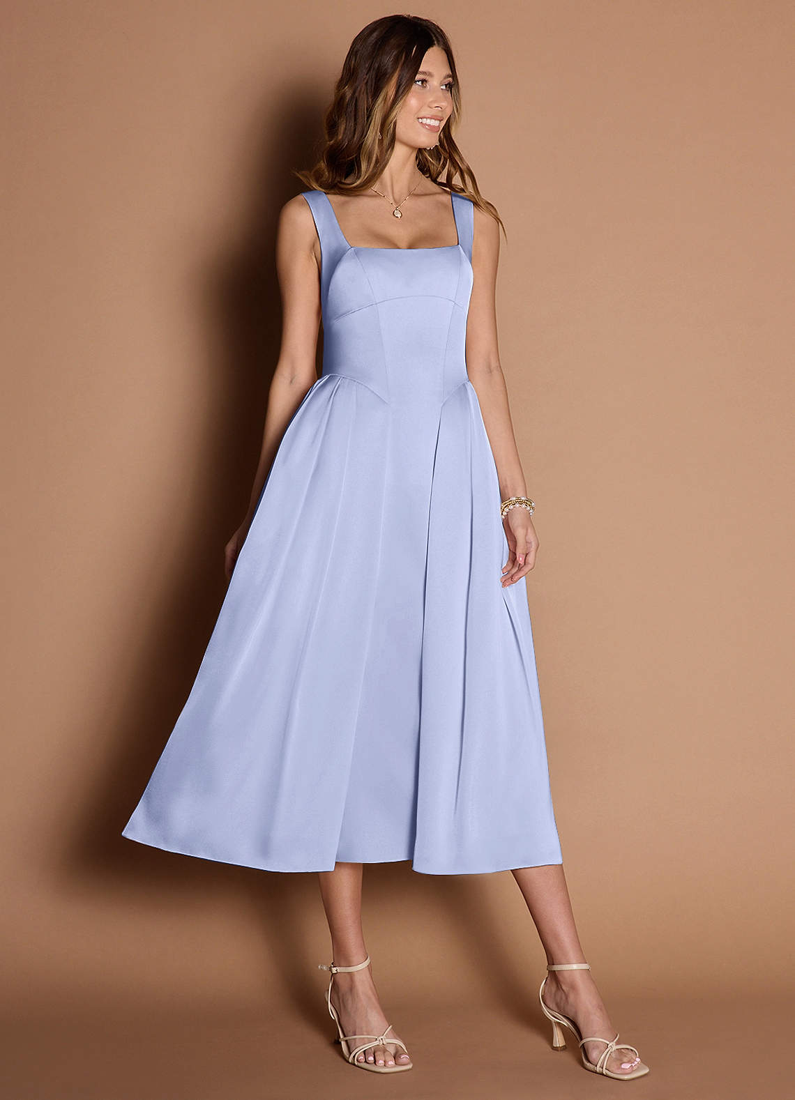 light blue midi dress formal Miranda Midi Dress