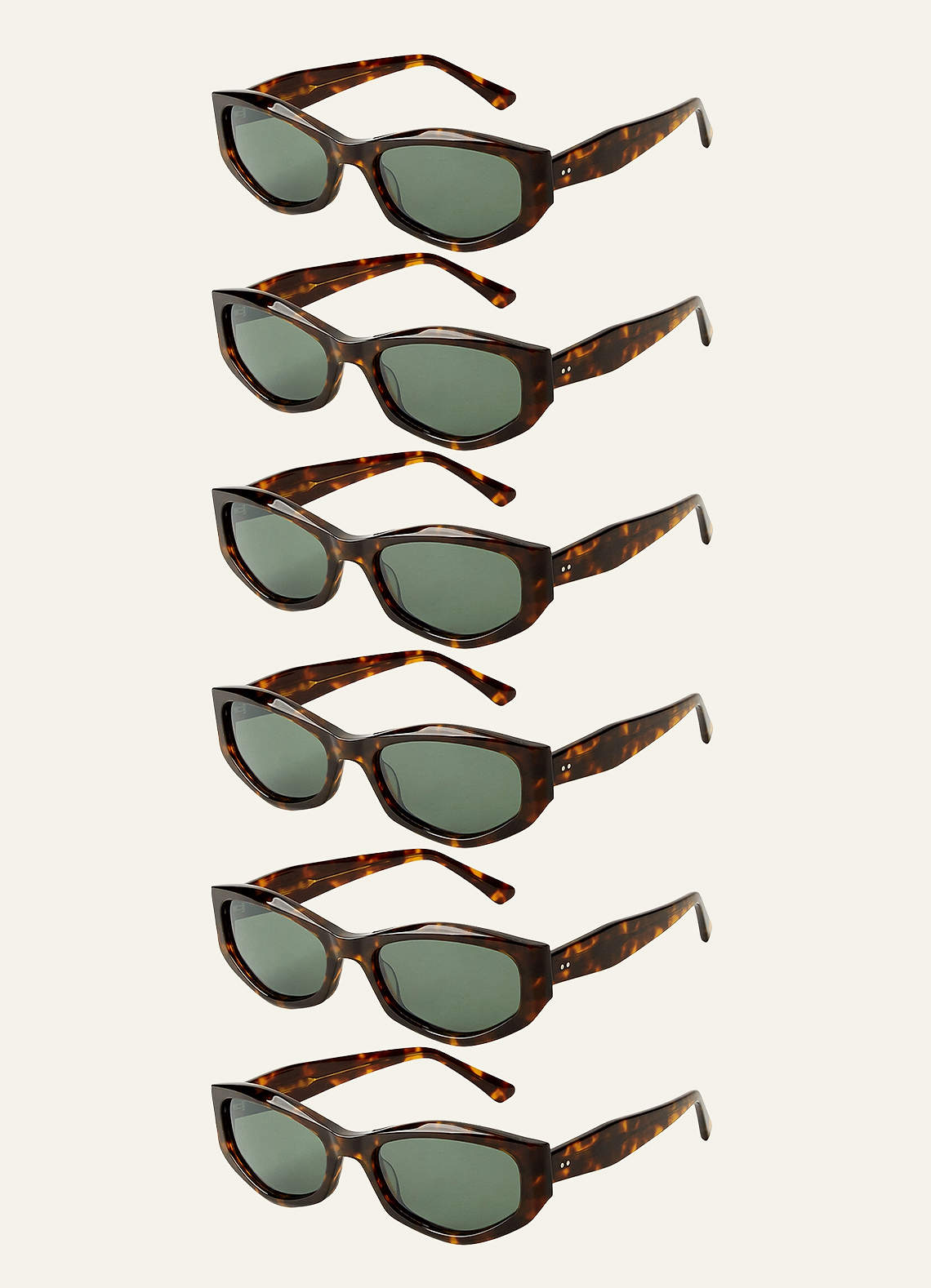 front 6 Pack Bridesmaid Picture-Perfect Sunglasses Set