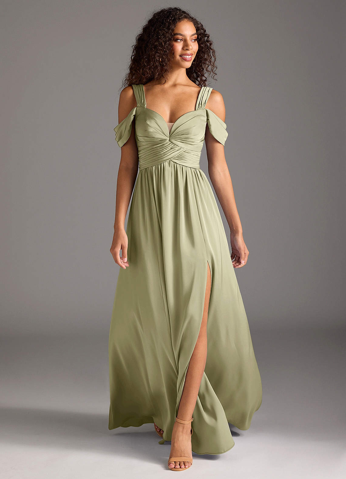 pistachio green color dress Pistachio Green BRIE Dress