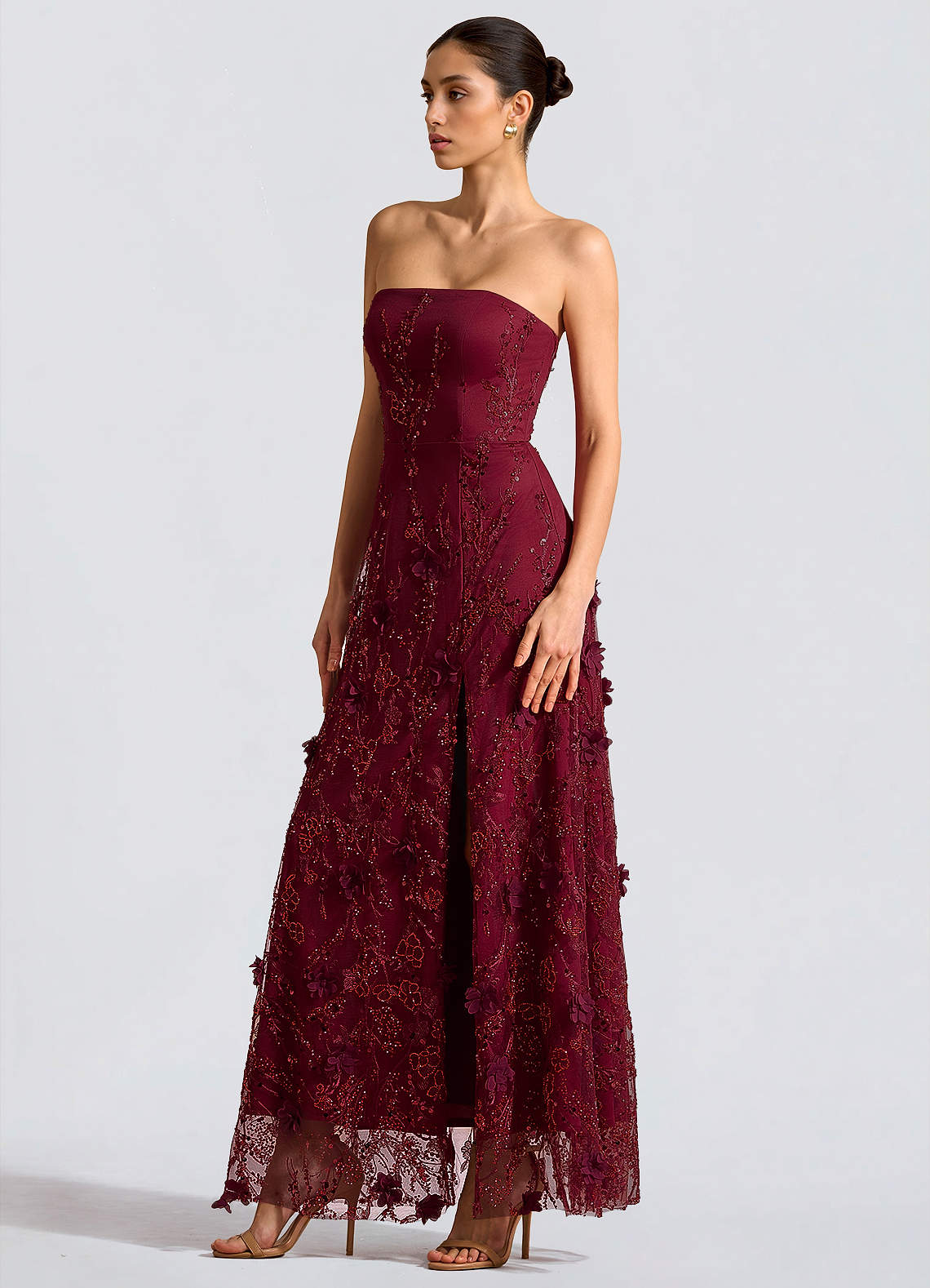 Fairuza Wine Maxi Dress image4