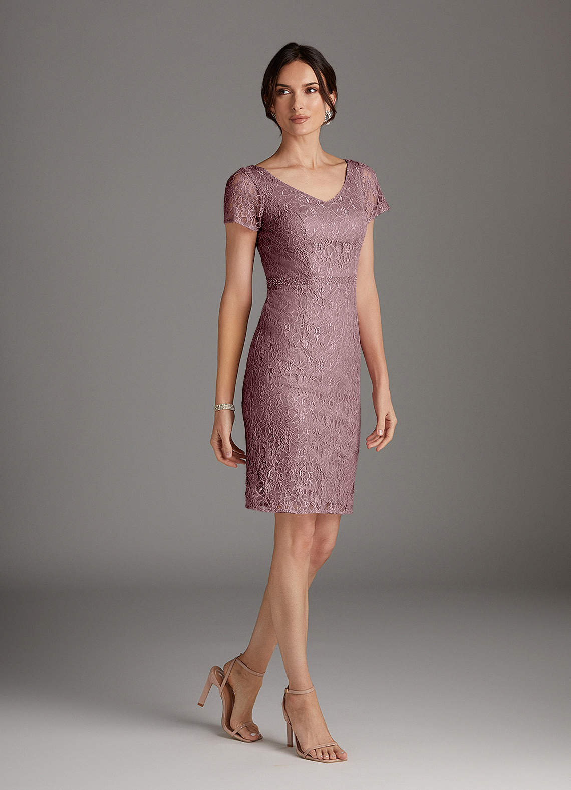 Lace Dress Dusty Rose Midi Dress Satin Jacquard Dusty Rose Lulus