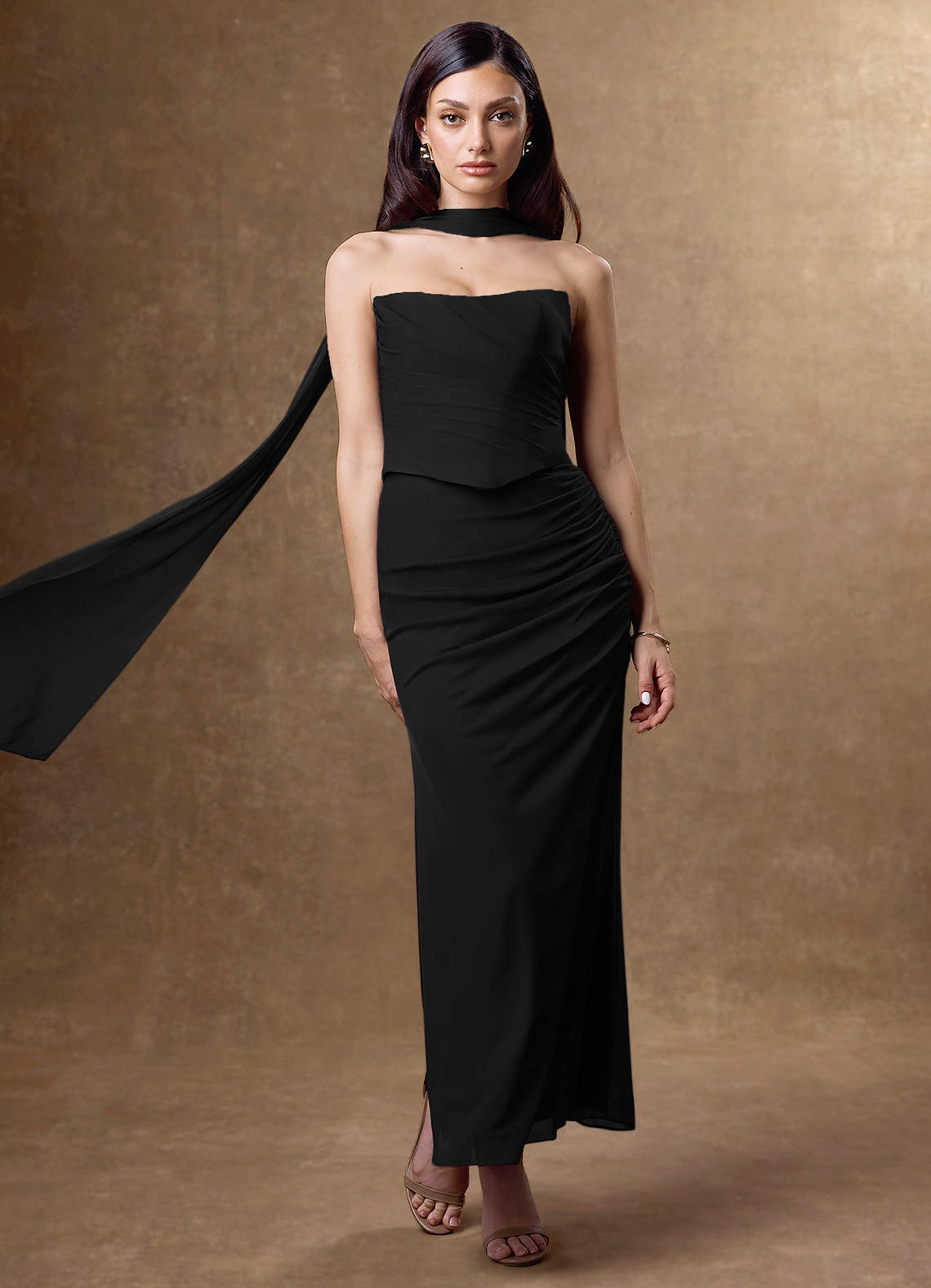 Abito Lungo Nero Kelly image1