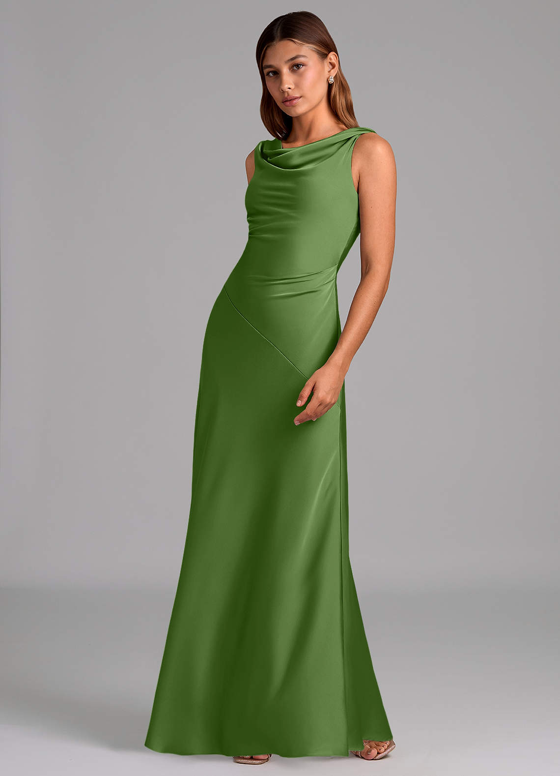 basil green dress Better Than Basic Dress