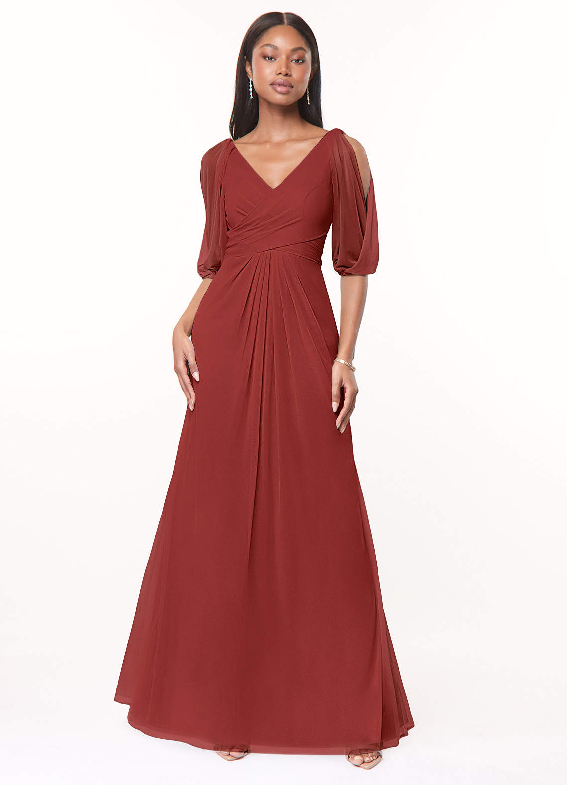 Azazie Noelia Rust Bridesmaid Dresses | Azazie