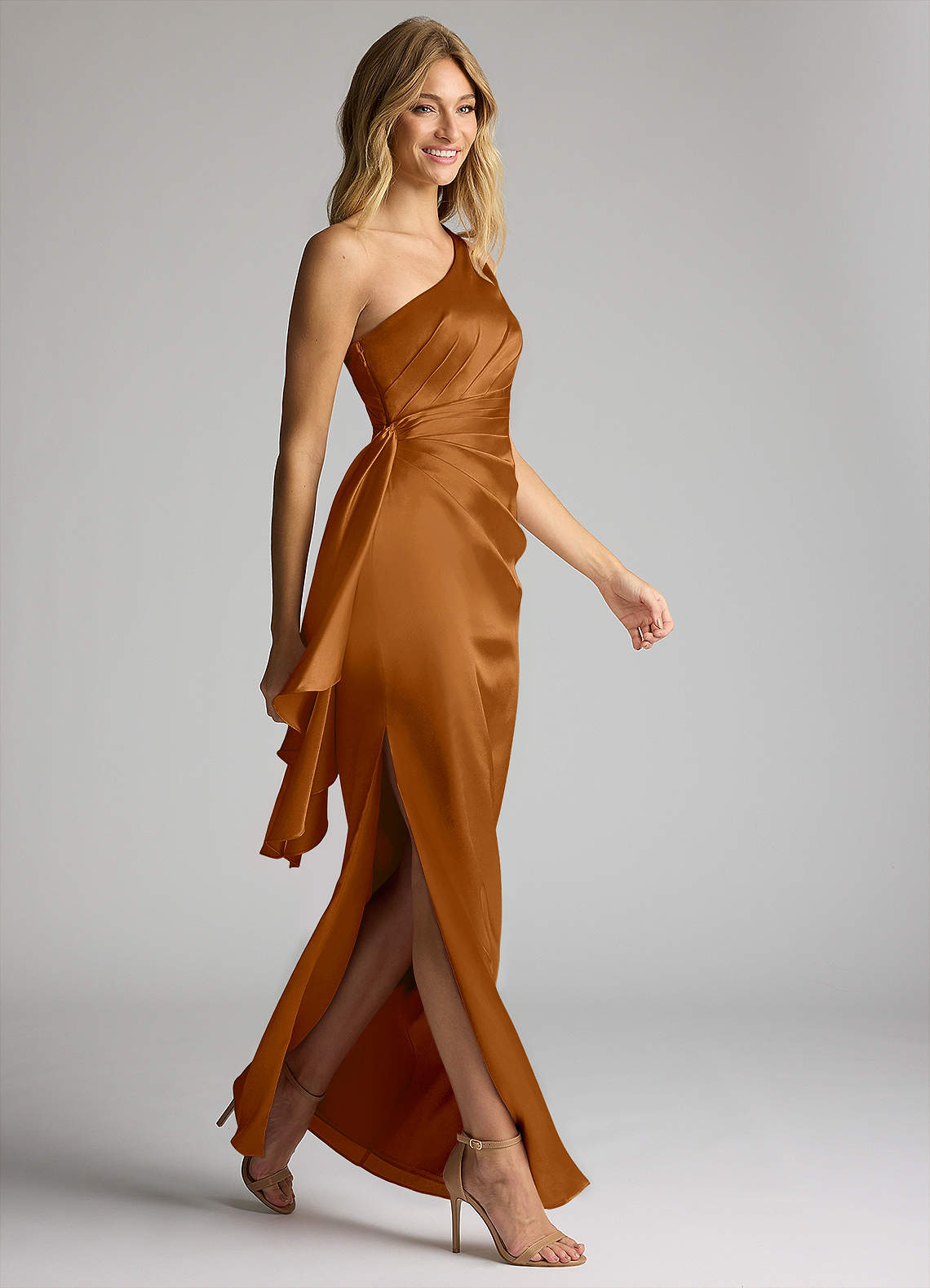 Copper Azazie Saira Bridesmaid Dresses | Azazie