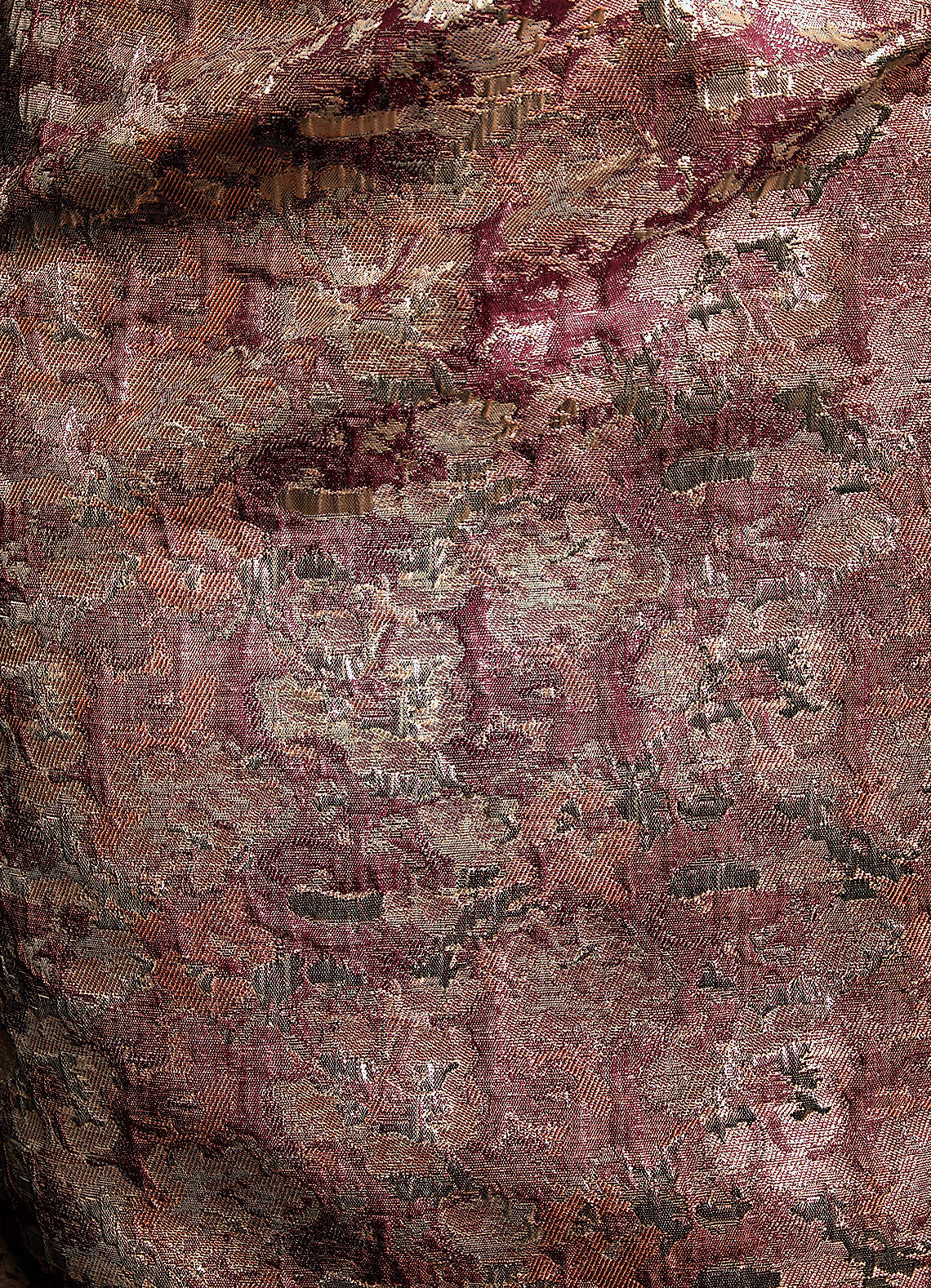 Azazie Alpine Mère de la mariée Robes Robe Trapèze en Jacquard Floral Plissée Cabernet image5