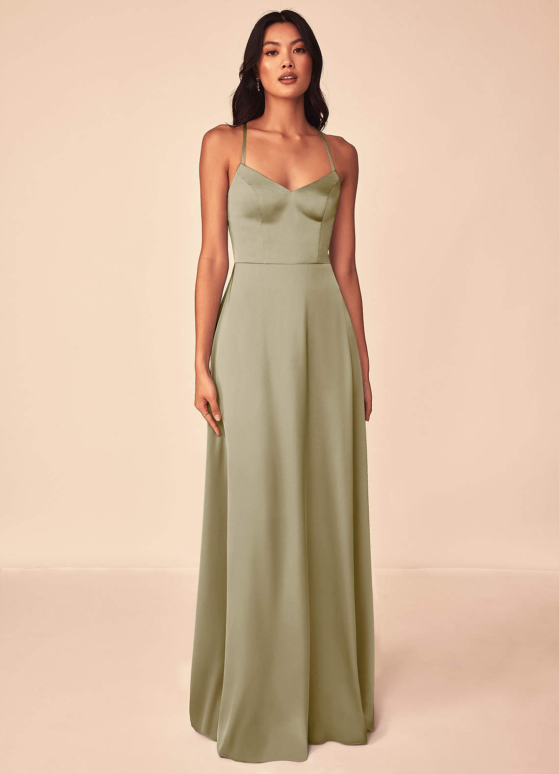 sage green floral maternity dress Piper Tie Maxi Bridesmaid Dress