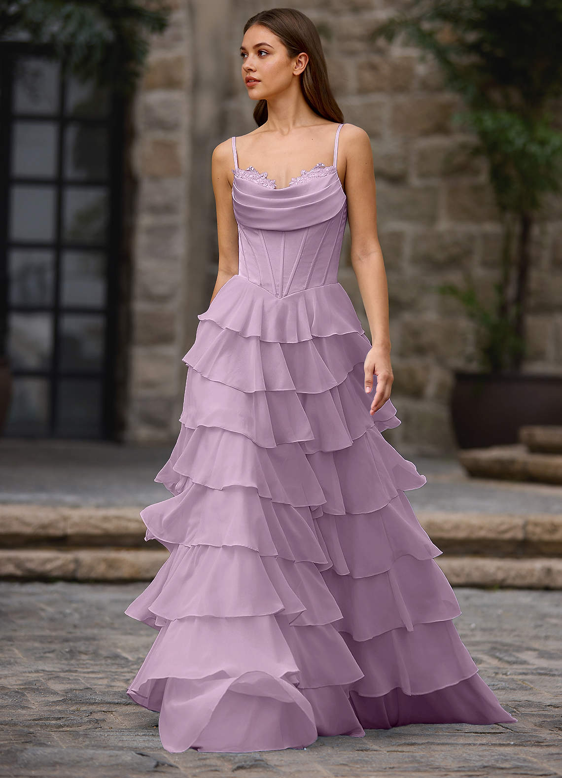 wisteria prom dresses Wisteria Prom Dresses Sheath Sweetheart Keyhole Long Prom Dress