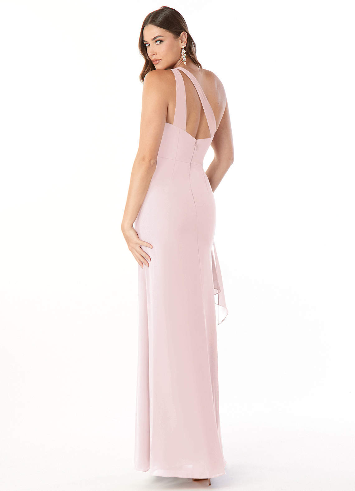 Blushing Pink Azazie Maive Bridesmaid Dresses | Azazie