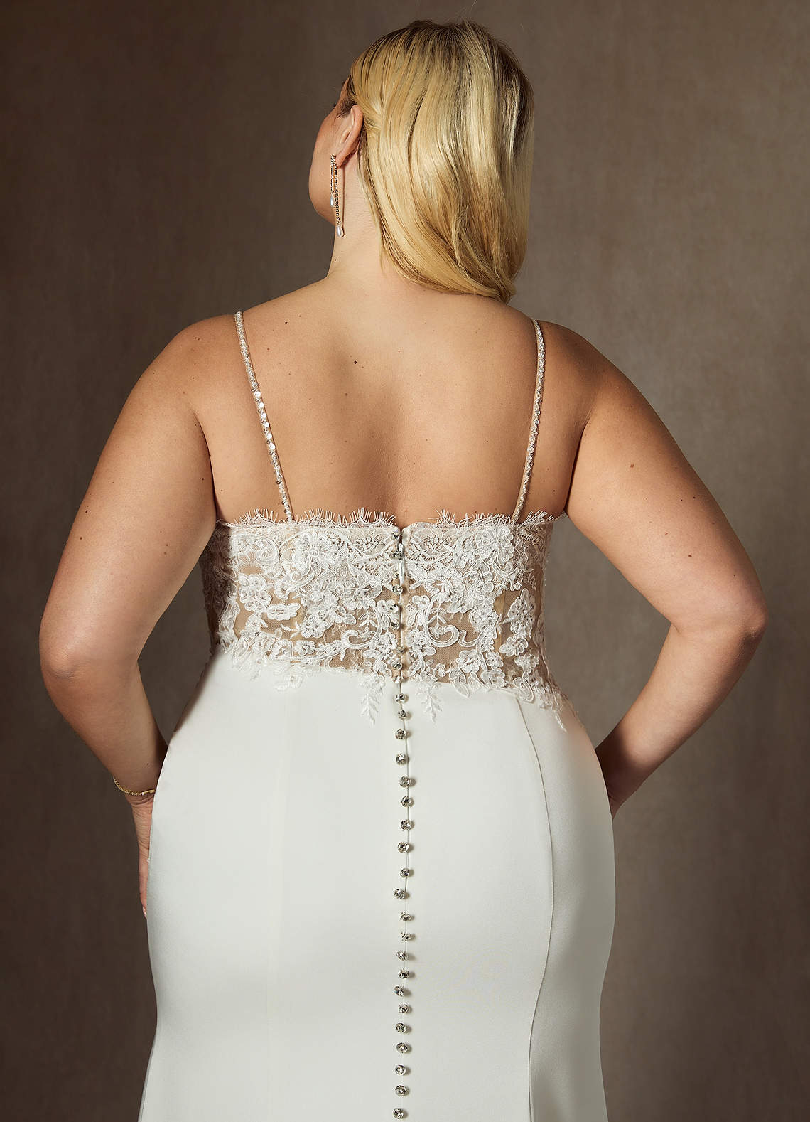 Azazie 2026 Plus Size Mermaid Elopement Wedding Dresses Diamond White/Nude Simple Wedding Dress Beaded Chapel Train Lace V-Neck Beaded Azazie 2026 Plus Size Mermaid Elopement Wedding Dresses Diamond White/Nude Simple Wedding Dress Beaded Chapel Train Lace V-Neck Beaded