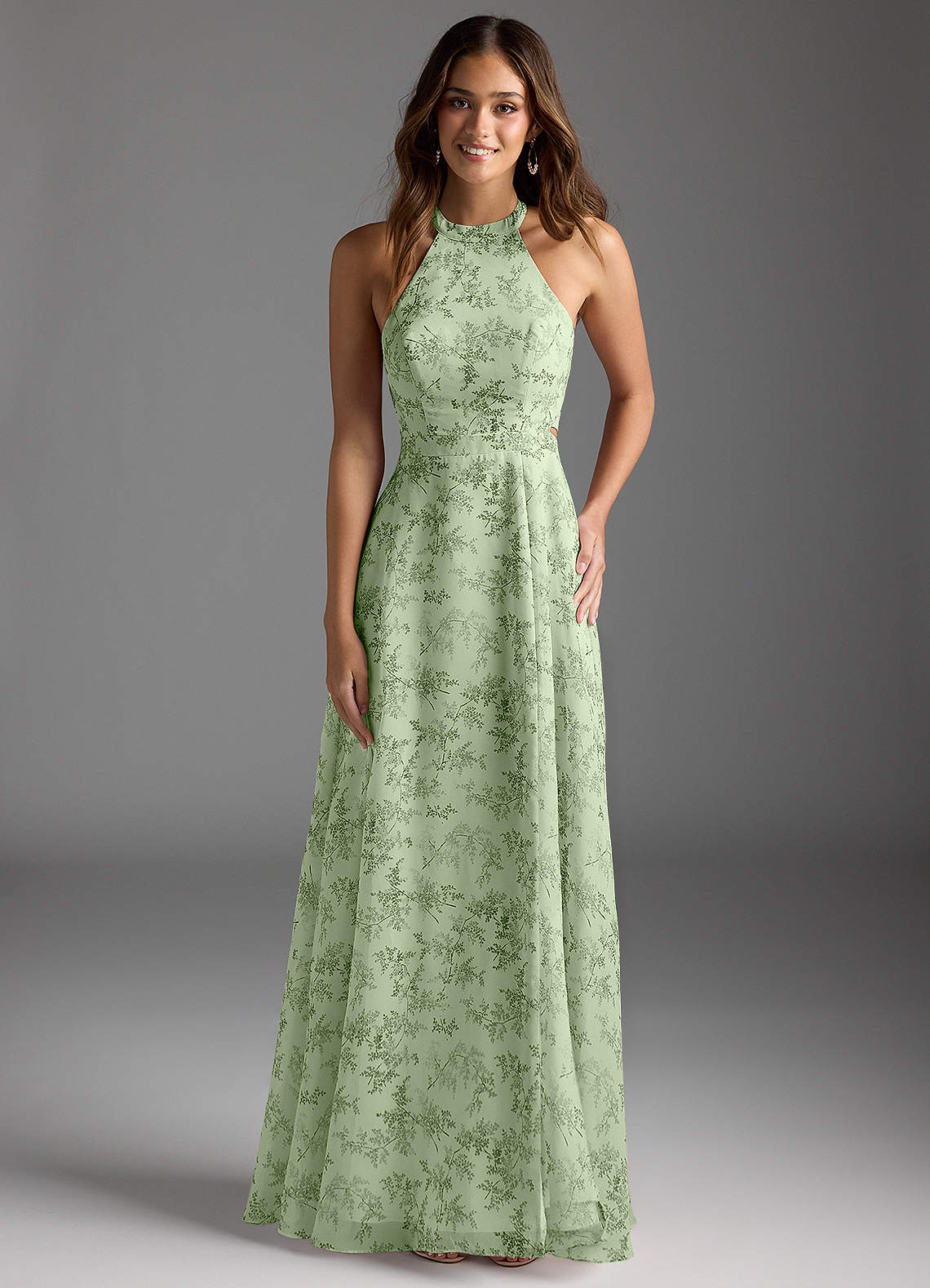 fern green bridesmaid dresses Azazie Clarice