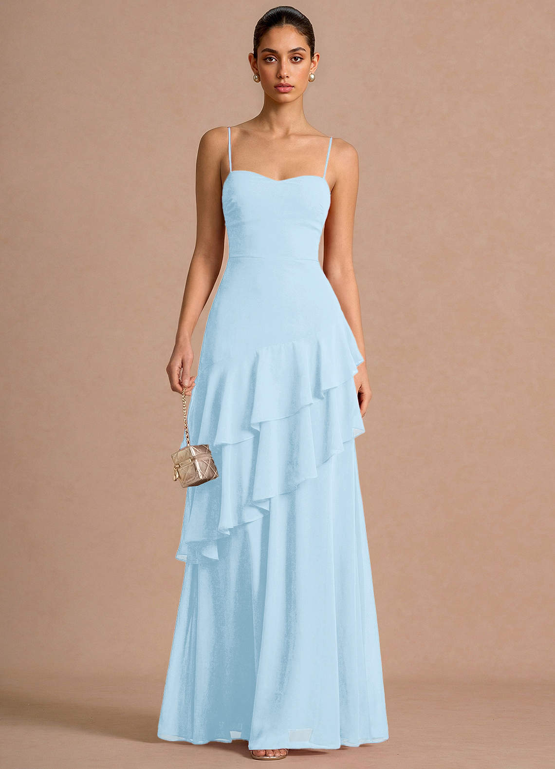 celestia maxi dress Women's Celestia Square Neck Bead Maxi Dress XS/S/M/L/XL/Customize Ivory MEAN BLVD Ivory / Customize