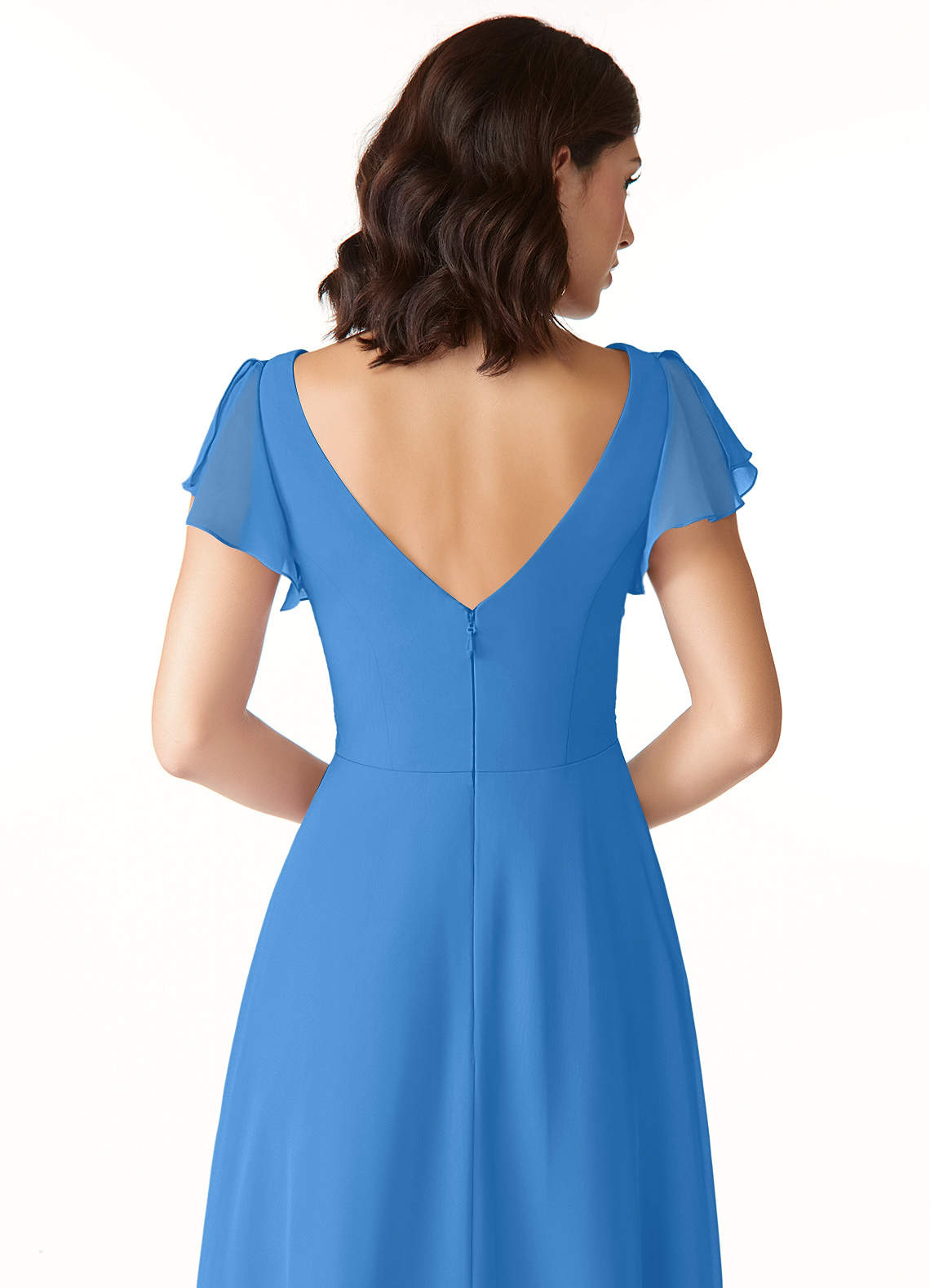 Azazie Omari Blue Jay Bridesmaid Dresses Azazie