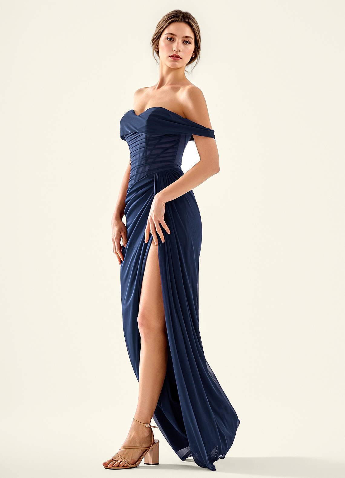 corset sweetheart dress Jovani 37197 Tiered Beaded Prom 2026 Athens Collection B2 Bridesmaids by Jasmine color:Photo color formal galas
