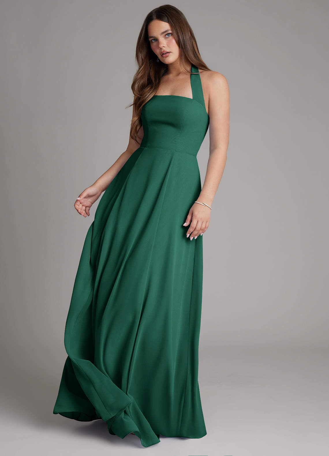 Azazie Irina Emerald Chiffon Bridesmaid Dresses | Azazie Azazie Irina Emerald Chiffon Bridesmaid Dresses | Azazie