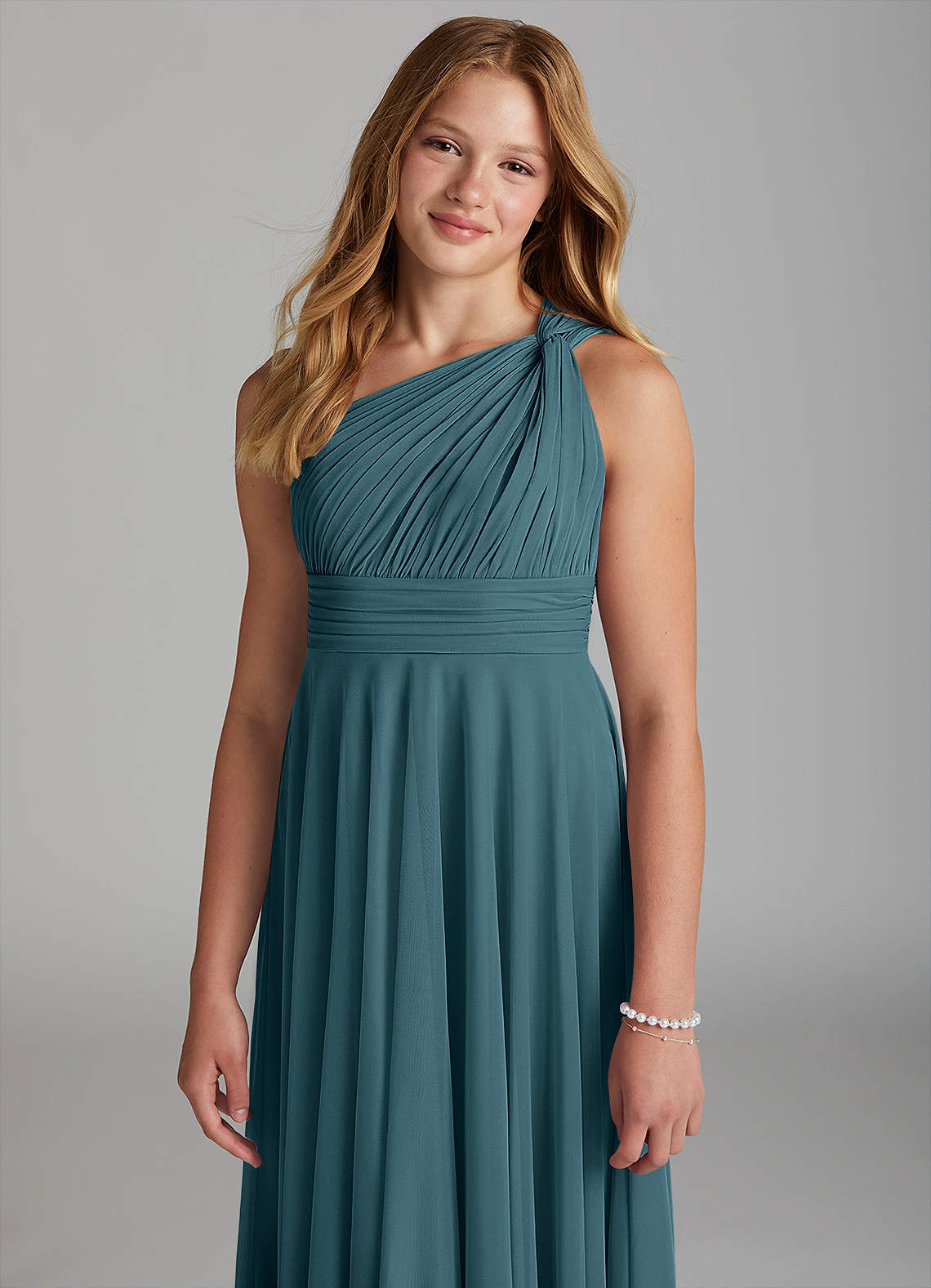 Azazie Charlize Junior Klä av A-Line i Maska image5