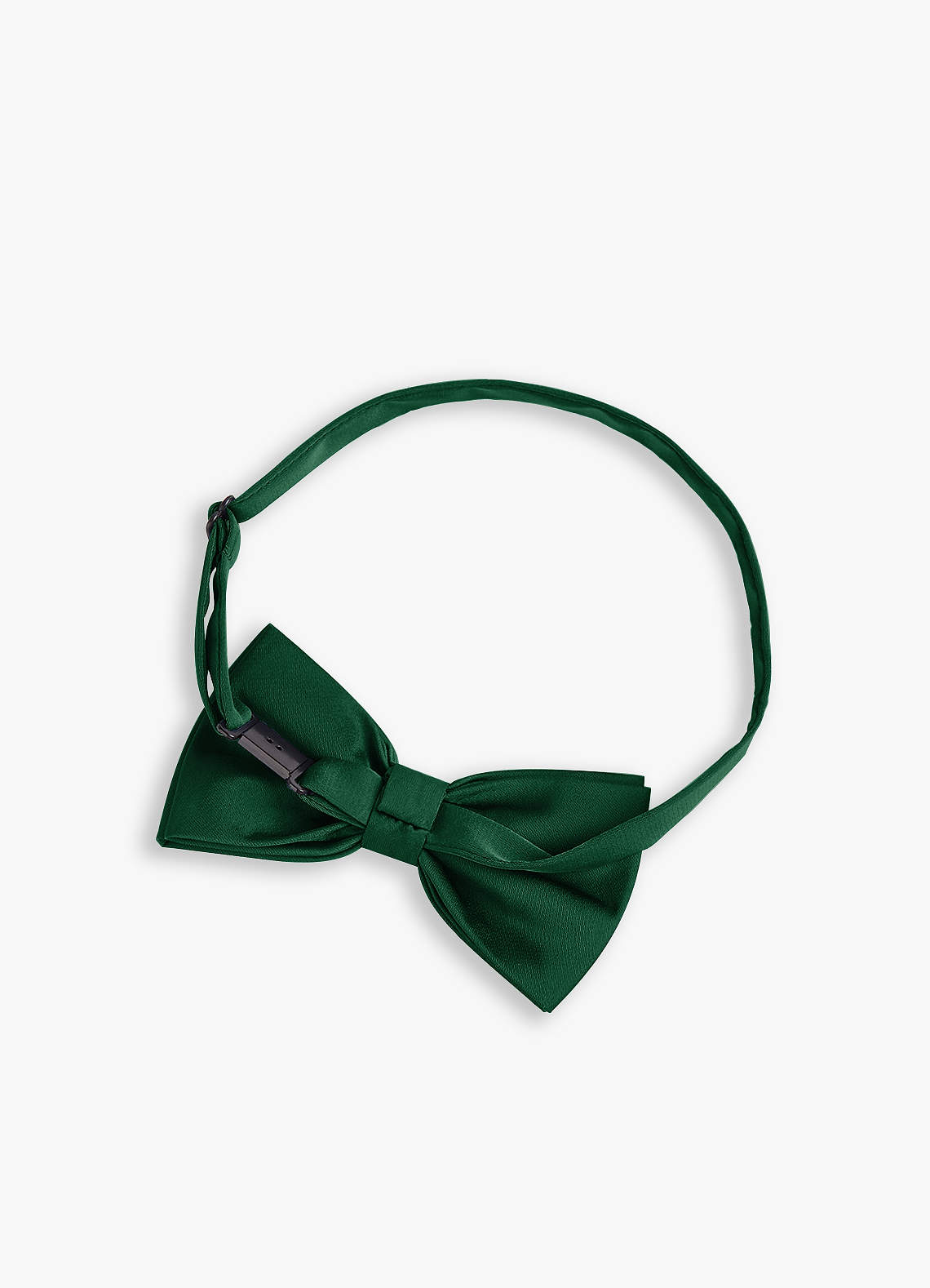 front Adjustable Stretch Satin Bow Tie