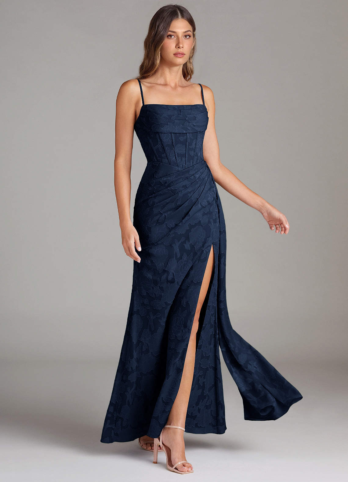 Giada Navy Maxi Dress Ready to Ship | Azazie
