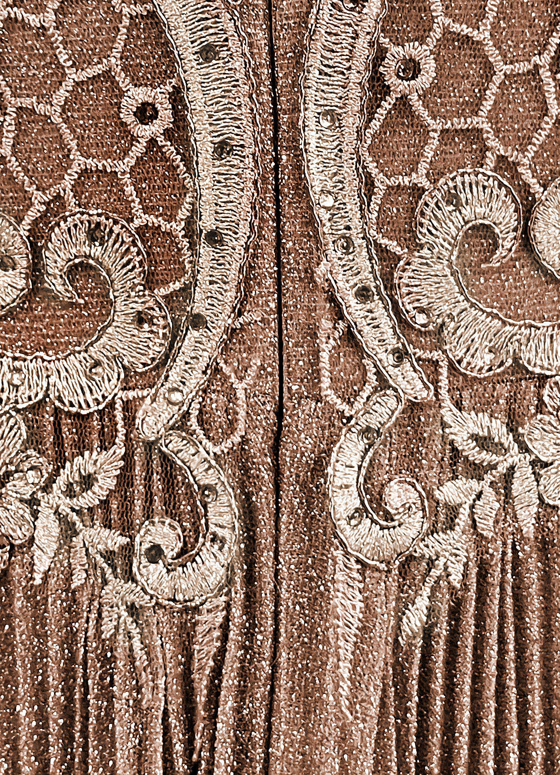 Upstudio Vandalia Mother of the Bride Dresses A-Line V-Neck Shimmer Knit Floor-Length Dress image1