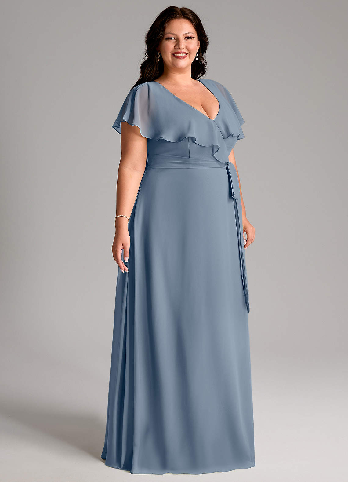 violet grey bridesmaid dress Cinderella Divine main image 1