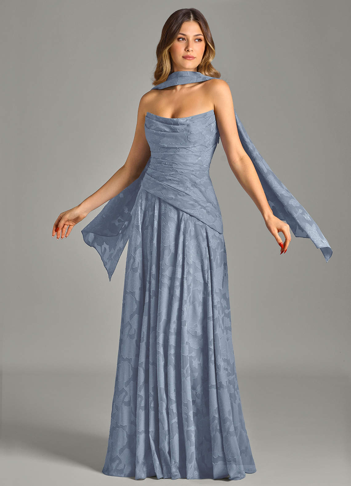 textured bridesmaid dresses Cami Cowl Satin Dress Pine Length Bridesmaid Dresses & Gowns |