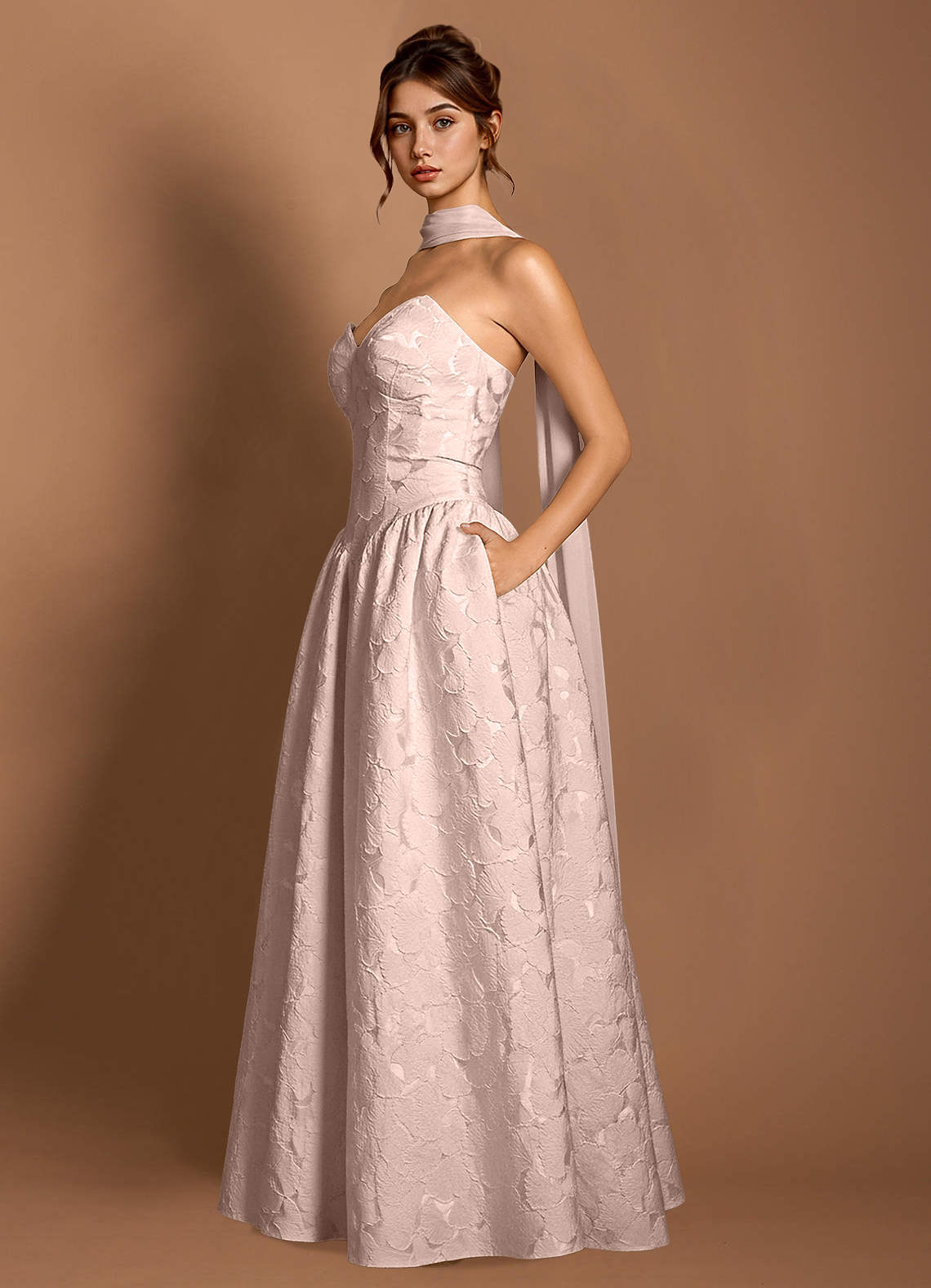 Astra Baby Pink Maxikleid image3