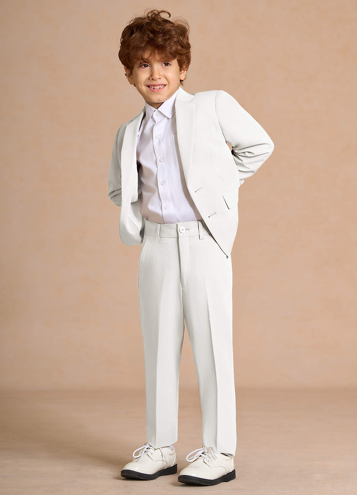 front Oliver Marfil Traje de 2 piezas para niños