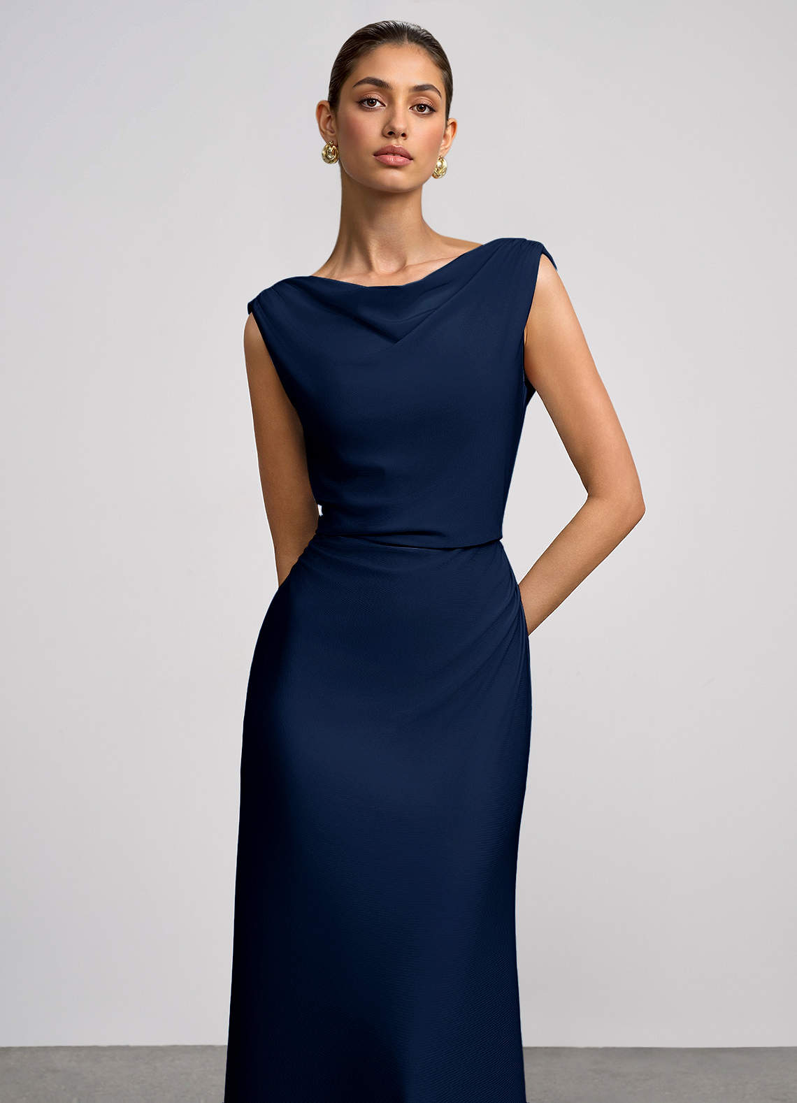 Althea Navy Maxi Dress image5