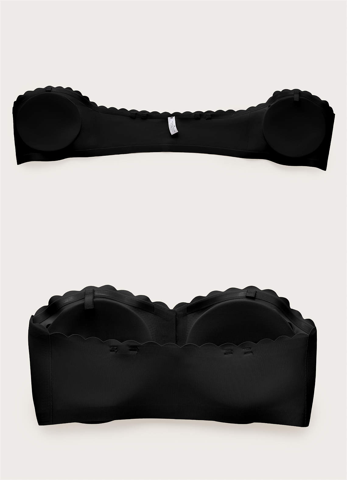 front Front‑Hook Anti‑Slip Scalloped Push‑Up Bra