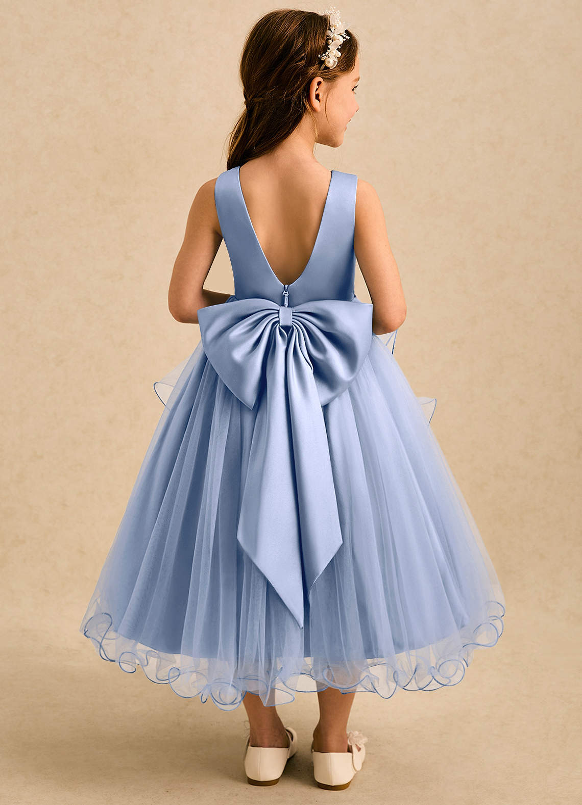 Azazie Savannah Ice Ball-Gown Lace Tulle Dress | Azazie