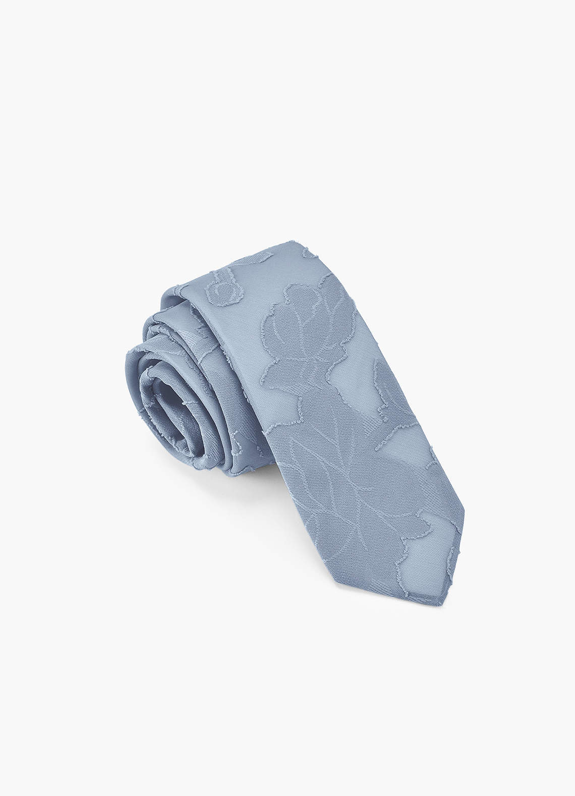front Floral Burnout Skinny Tie