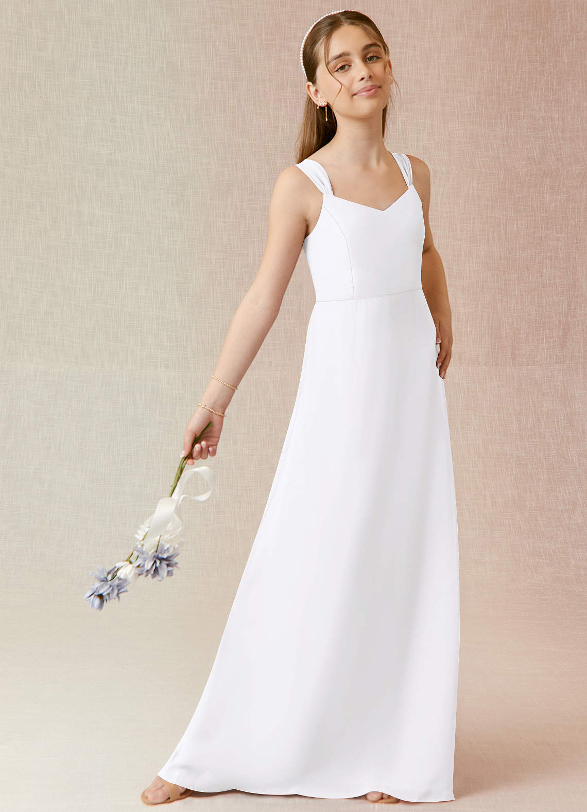 White junior bride outlet dresses