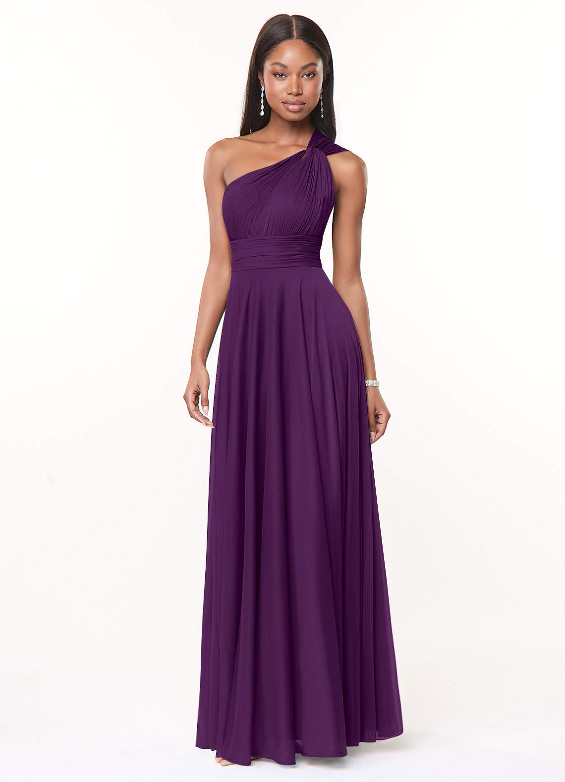 Azazie Charlize Grape Bridesmaid Dresses Azazie