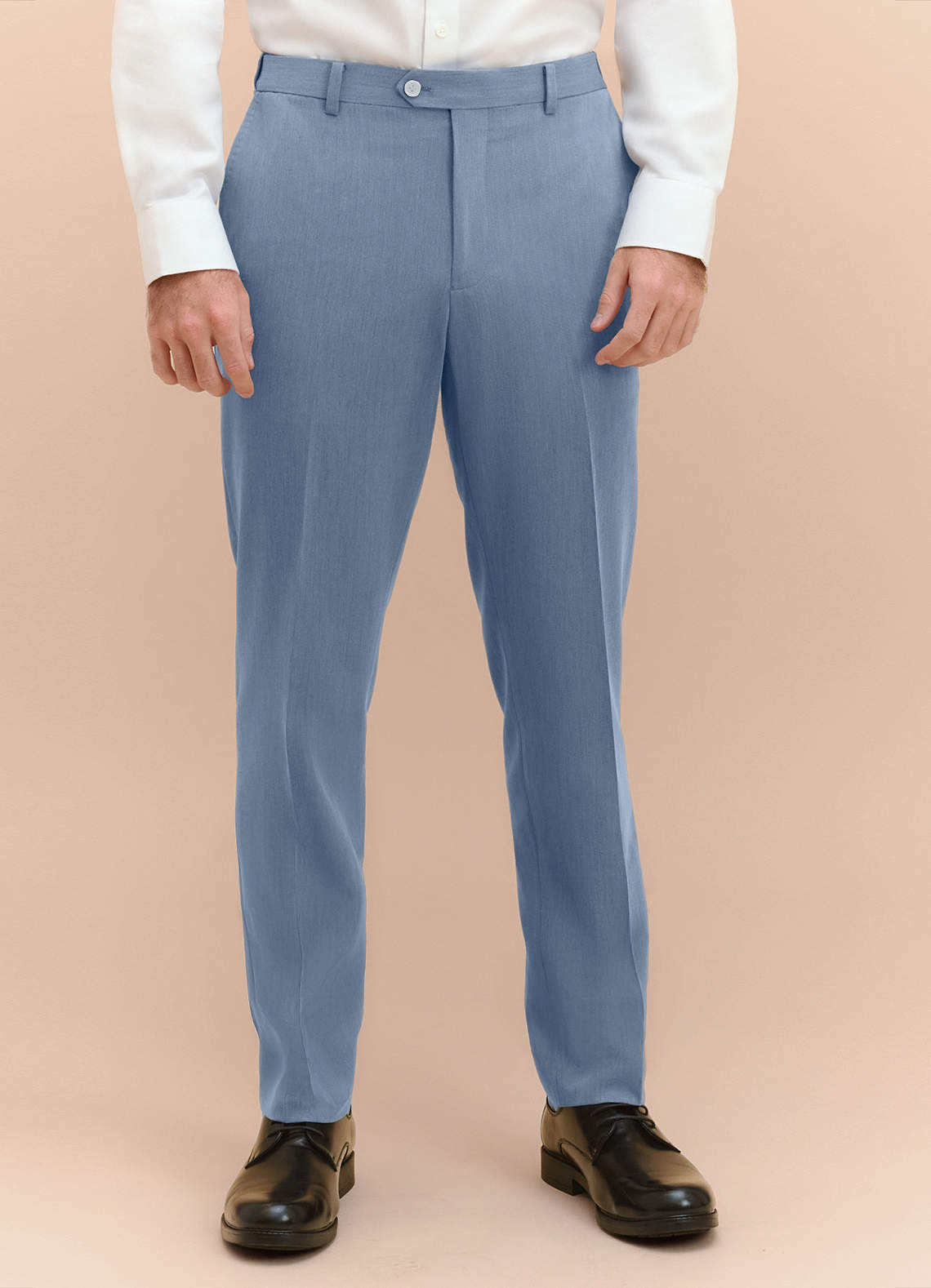front William Blu Polveroso Pantaloni eleganti