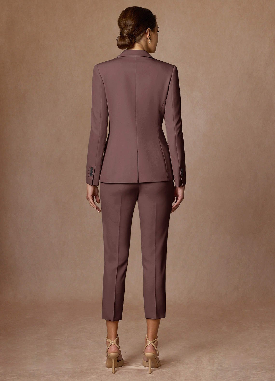 front Kennedy Espresso Refined Weave  Performance Dress Pants