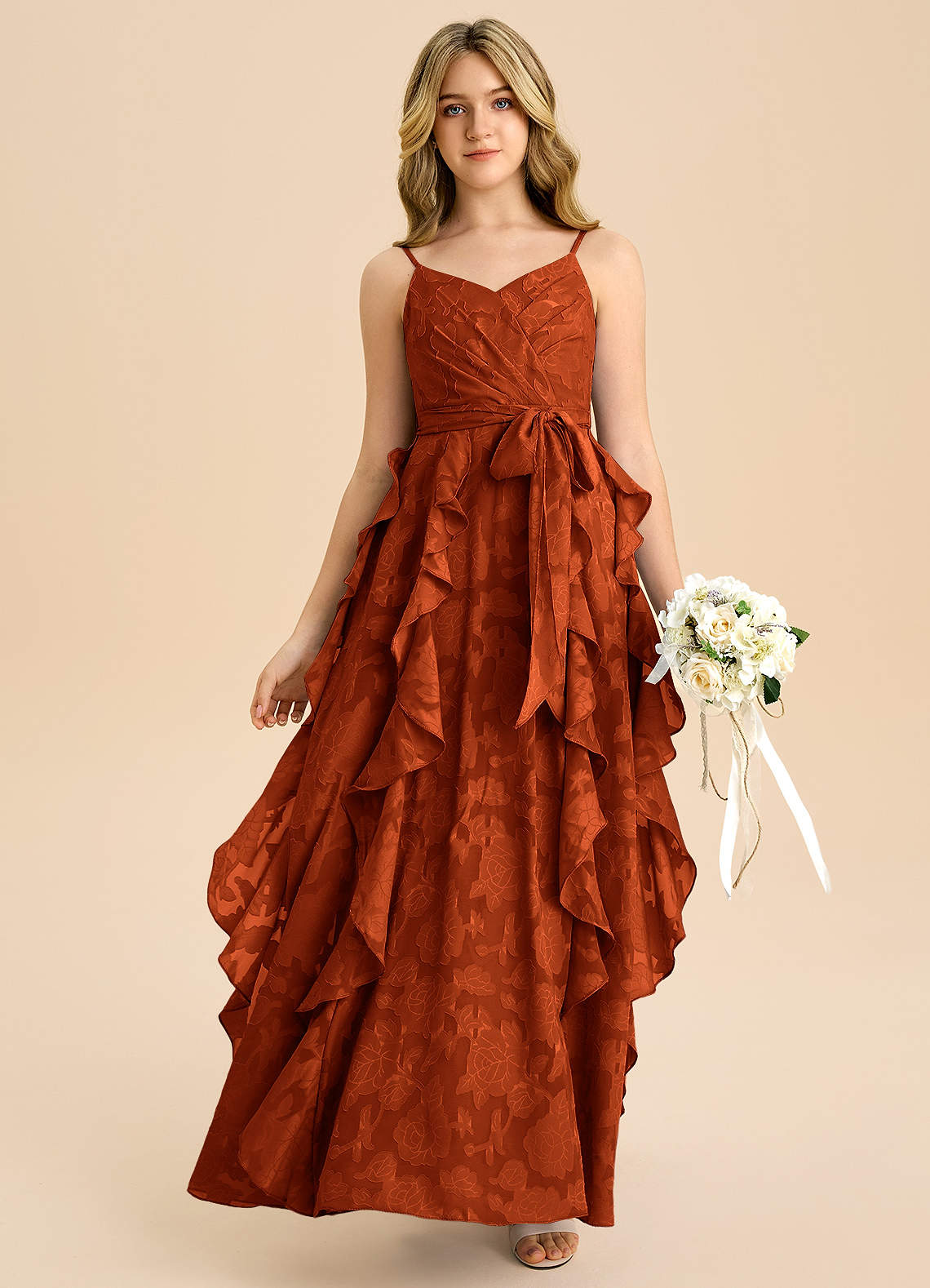 azazie paprika bridesmaid dress Azazie | A pop of Paprika to make your squad stand out! Are you using this color for your wedding? Let us know by dropping your wedding date