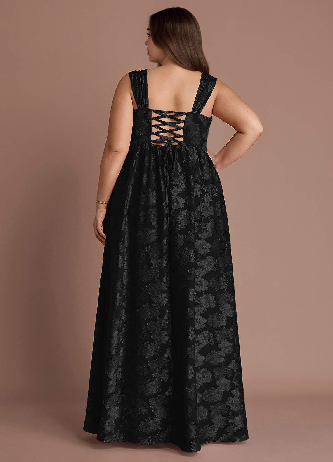Hazel Black Pleated Maxi Dress image9