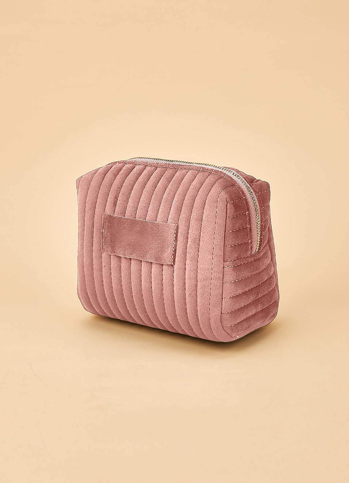 front Velvet Makeup Bag