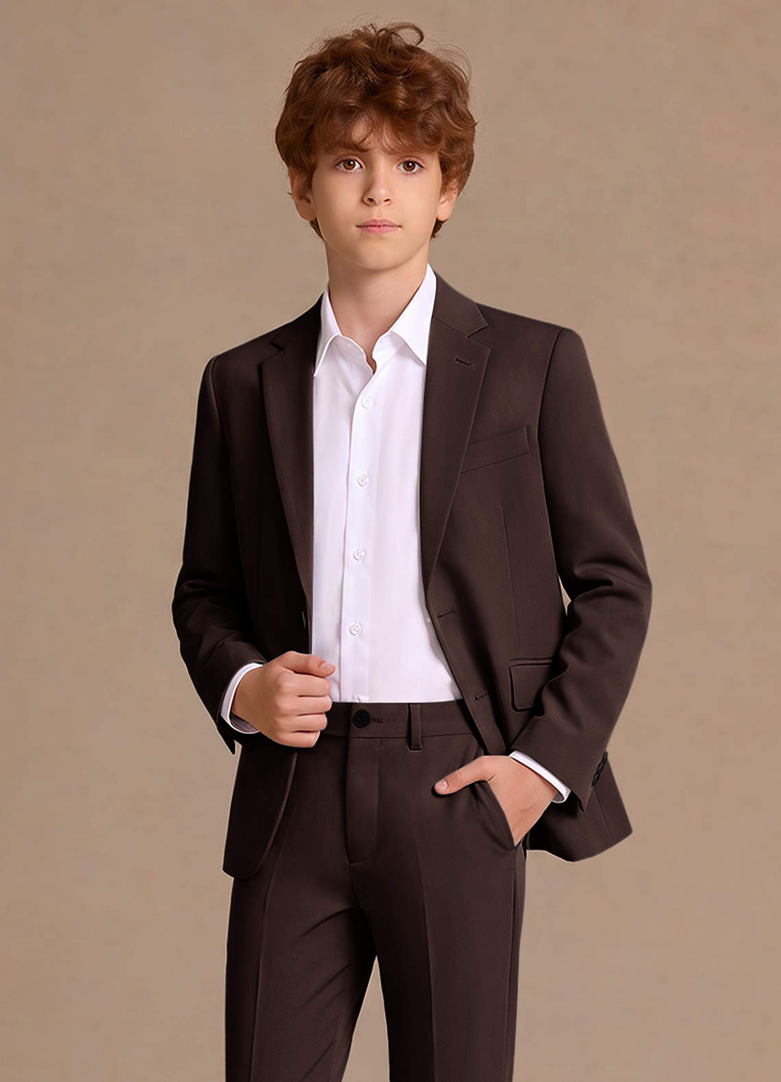 front James Ganache Junior Jacket